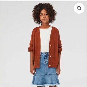 Molo kids Rust Cardigan Sweater
